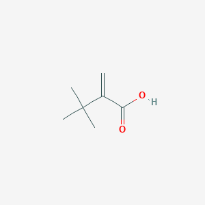 molecular formula C7H12O2 B2424774 2-叔丁基丙烯酸 CAS No. 4423-82-9