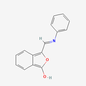 molecular formula C15H11NO2 B2424815 3-(anilinomethylene)-2-benzofuran-1(3H)-one CAS No. 477851-24-4