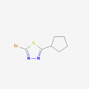 2-Bromo-5-cyclopentyl-1,3,4-thiadiazole