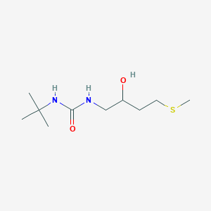 1-Tert-butyl-3-[2-hydroxy-4-(methylsulfanyl)butyl]urea