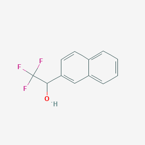 molecular formula C12H9F3O B2424828 2,2,2-Trifluoro-1-(naphthalen-2-yl)ethan-1-ol CAS No. 1645-50-7