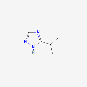 molecular formula C5H9N3 B2424846 3-Isopropyl-1H-1,2,4-triazole CAS No. 23161-10-6