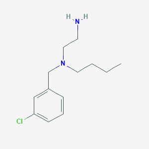N'-butyl-N'-[(3-chlorophenyl)methyl]ethane-1,2-diamine