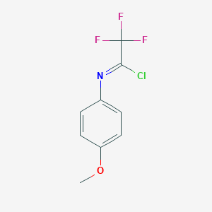 B024249 2,2,2-Trifluoro-N-(4-methoxyphenyl)acetimidoyl Chloride CAS No. 75999-66-5