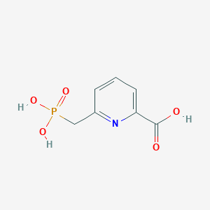 molecular formula C7H8NO5P B2424918 6-(Phosphonomethyl)pyridine-2-Carboxylic Acid CAS No. 142646-16-0