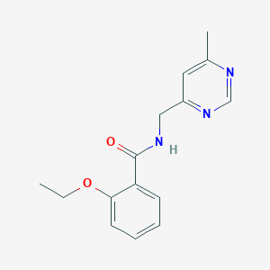 2-ethoxy-N-[(6-methylpyrimidin-4-yl)methyl]benzamide