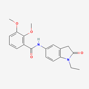 molecular formula C19H20N2O4 B2424948 N-(1-ethyl-2-oxoindolin-5-yl)-2,3-dimethoxybenzamide CAS No. 921837-06-1