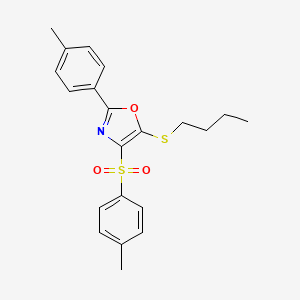 5-(Butylthio)-2-(p-tolyl)-4-tosyloxazole