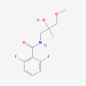 2,6-difluoro-N-(2-hydroxy-3-methoxy-2-methylpropyl)benzamide