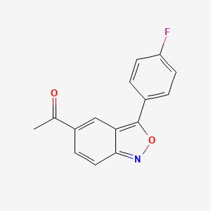 1-[3-(4-Fluorophenyl)-2,1-benzisoxazol-5-yl]-1-ethanone