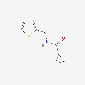 N-[(thiophen-2-yl)methyl]cyclopropanecarboxamide