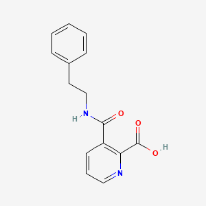 3-(N-(2-Phenylethyl)carbamoyl)pyridine-2-carboxylic acid