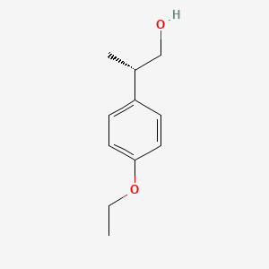 molecular formula C11H16O2 B2425059 (2S)-2-(4-Ethoxyphenyl)propan-1-ol CAS No. 2248173-28-4