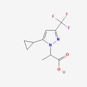 2-(5-Cyclopropyl-3-trifluoromethyl-pyrazol-1-yl)-propionic acid