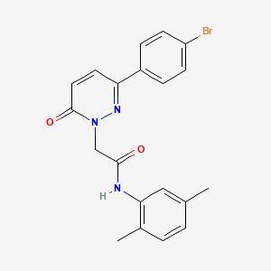 2-[3-(4-bromophenyl)-6-oxopyridazin-1-yl]-N-(2,5-dimethylphenyl)acetamide