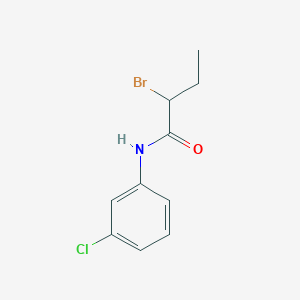 2-bromo-N-(3-chlorophenyl)butanamide