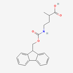molecular formula C20H21NO4 B2425117 4-([(9H-Fluoren-9-ylmethoxy)carbonyl]amino)-2-methylbutanoic acid CAS No. 1503610-79-4