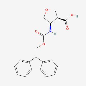 (3S,4R)-4-(9H-Fluoren-9-ylmethoxycarbonylamino)oxolane-3-carboxylic acid