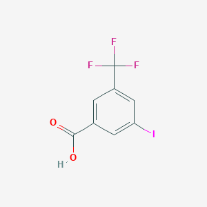 molecular formula C8H4F3IO2 B2425141 3-Iodo-5-(trifluoromethyl)benzoic acid CAS No. 28186-62-1