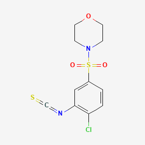 4-(4-Chloro-3-isothiocyanatobenzenesulfonyl)morpholine