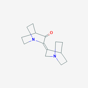 molecular formula C14H20N2O B242518 2,3'-Bi(quinuclidin-2-ylidene)-3-one 