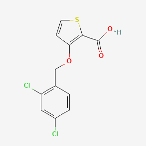 3-[(2,4-dichlorophenyl)methoxy]thiophene-2-carboxylic Acid