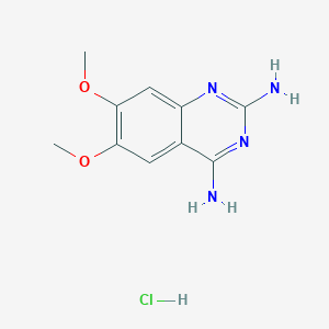 6,7-Dimethoxyquinazoline-2,4-diamine;hydrochloride