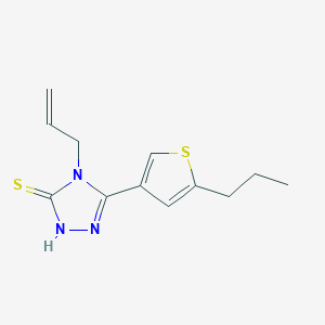 4-allyl-5-(5-propylthien-3-yl)-4H-1,2,4-triazole-3-thiol