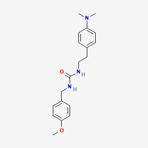 molecular formula C19H25N3O2 B2425236 1-(4-(Dimetilamino)feniletil)-3-(4-metoxibencil)urea CAS No. 1207054-94-1