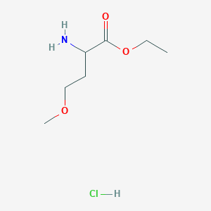 B2425345 Ethyl (2RS)-2-amino-4-methoxybutyrate hydrochloride CAS No. 322394-70-7
