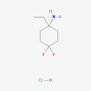 1-Ethyl-4,4-difluorocyclohexan-1-amine hydrochloride