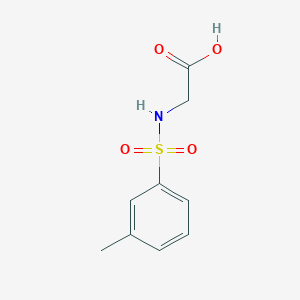 molecular formula C9H11NO4S B2425422 (间甲苯磺酰基)甘氨酸 CAS No. 885268-98-4