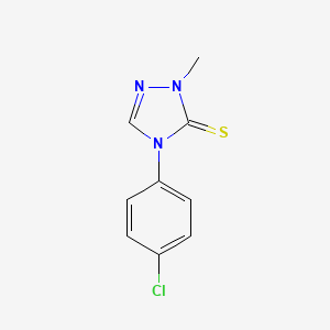4-(4-chlorophenyl)-2-methyl-2,4-dihydro-3H-1,2,4-triazole-3-thione