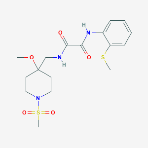 N-[(1-methanesulfonyl-4-methoxypiperidin-4-yl)methyl]-N'-[2-(methylsulfanyl)phenyl]ethanediamide