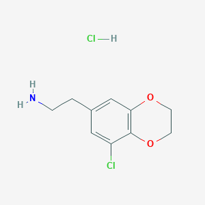 2-(8-Chloro-2,3-dihydro-benzo[1,4]dioxin-6-YL)-ethylamine hydrochloride
