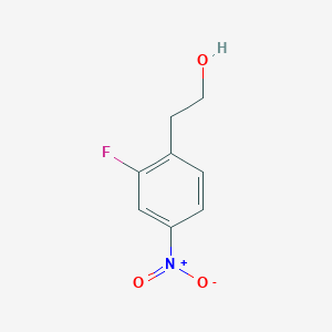 molecular formula C8H8FNO3 B2425538 2-(2-氟-4-硝基苯基)乙醇 CAS No. 1221119-68-1