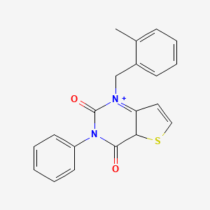 1-[(2-methylphenyl)methyl]-3-phenyl-1H,2H,3H,4H-thieno[3,2-d]pyrimidine-2,4-dione