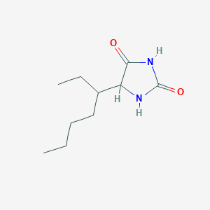 5-(Heptan-3-YL)imidazolidine-2,4-dione