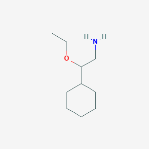 molecular formula C10H21NO B2425621 2-环己基-2-乙氧基乙胺 CAS No. 1462419-77-7