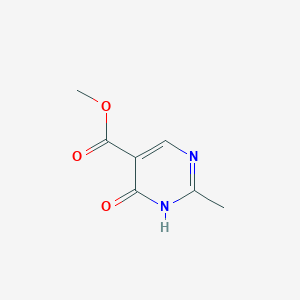 molecular formula C7H8N2O3 B2425631 Methyl 4-hydroxy-2-methylpyrimidine-5-carboxylate CAS No. 865077-08-3