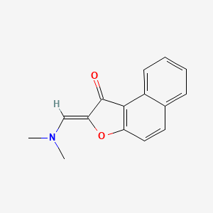 molecular formula C15H13NO2 B2425638 2-[(dimethylamino)methylene]naphtho[2,1-b]furan-1(2H)-one CAS No. 338401-17-5