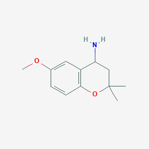 (6-methoxy-2,2-dimethyl-3,4-dihydro-2H-chromen-4-yl)amine