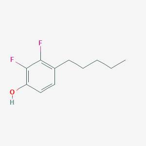 molecular formula C11H14F2O B2425654 2,3-Difluoro-4-pentylphenol CAS No. 126163-37-9; 887582-85-6