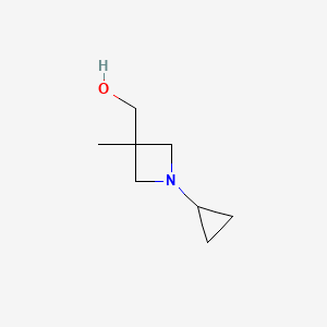 (1-Cyclopropyl-3-methylazetidin-3-yl)methanol