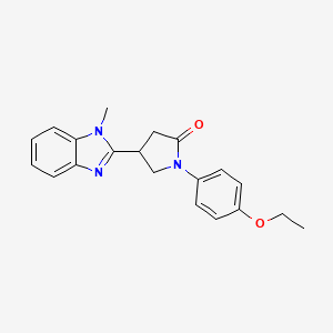 1-(4-Ethoxyphenyl)-4-(1-methylbenzimidazol-2-yl)pyrrolidin-2-one