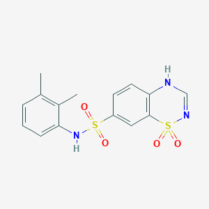 N-(2,3-dimethylphenyl)-1,1-dioxo-2H-1lambda6,2,4-benzothiadiazine-7-sulfonamide
