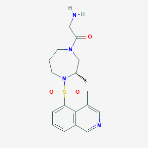 molecular formula C18H24N4O3S B024257 甘氨酰-H 1152 二盐酸盐 CAS No. 913844-45-8