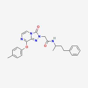 molecular formula C24H25N5O3 B2425711 N-(4-chlorophenyl)-3-oxo-4-[2-oxo-2-(propylamino)ethyl]piperazine-1-carboxamide CAS No. 1251676-04-6