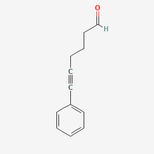 molecular formula C12H12O B2425713 6-phenylhex-5-ynal CAS No. 130602-09-4