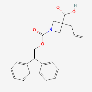 1-(9H-Fluoren-9-ylmethoxycarbonyl)-3-prop-2-enylazetidine-3-carboxylic acid